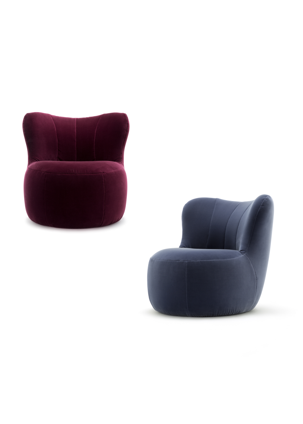 Fotel freistil 173 Rolf Benz w aksamicie | Velvet